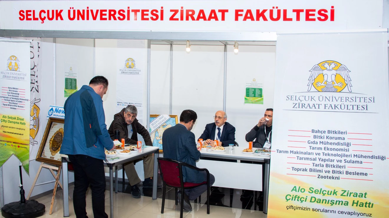 Selcuk University's stands at Konya Agriculture Fair attract great interest